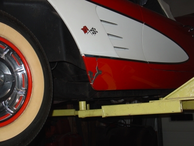pics of Bill's 1959 Vette Vert Resto Rod Supercar