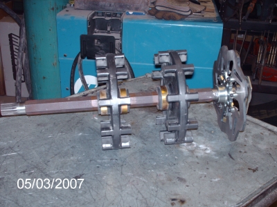 pics of FJ's sled upgrade project