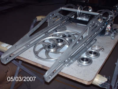 pics of FJ's sled upgrade project