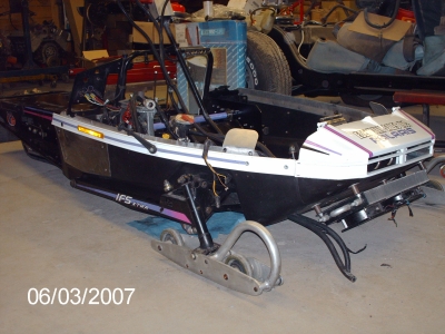 pics of FJ's sled upgrade project
