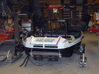 pics of FJ's sled upgrade project