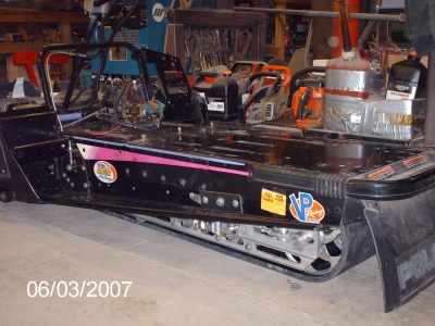 pics of FJ's sled upgrade project