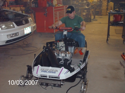 pics of FJ's sled upgrade project