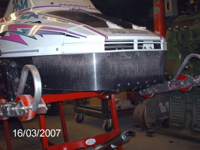 pics of FJ's sled upgrade project