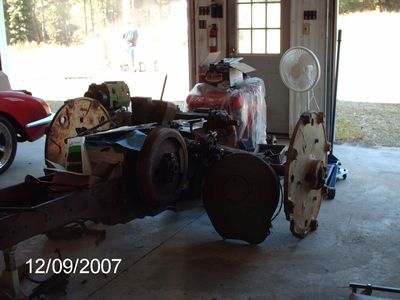 pics of Franks pet Tractor resto project