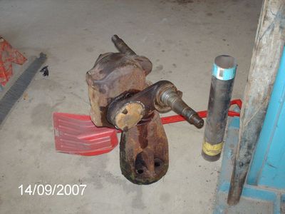 pics of Franks pet Tractor resto project