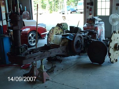 pics of Franks pet Tractor resto project