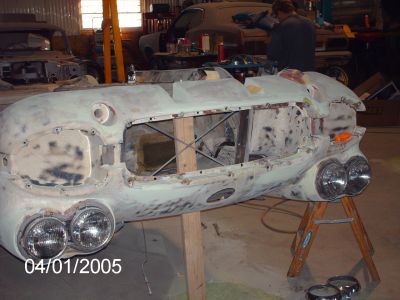 pics of Bill's 1959 Vette Vert Resto Rod Supercar